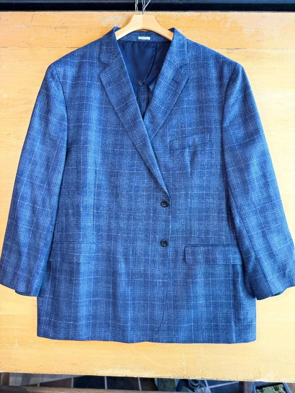 Jos A Bank Blue Sports Coat 56L